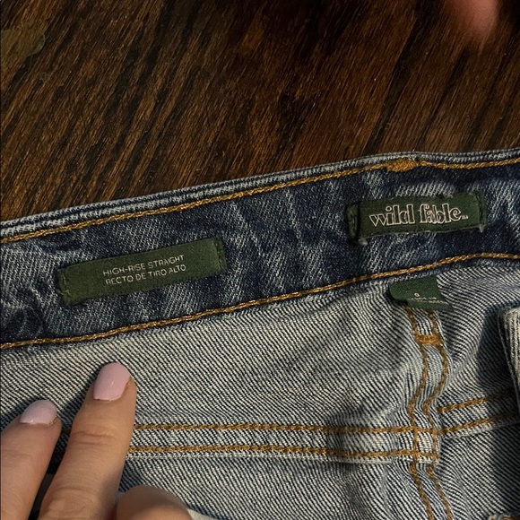 Wild Fable High Rise Light Gray Jeans - Picture 3 of 4